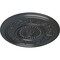 Ekena Millwork Marseille Ceiling Medallion (Fits Canopies up to 4 1/4"), Hand-Painted Pewter, 16 1/8"OD x 5/8"P CM16MAPES - alternate 4